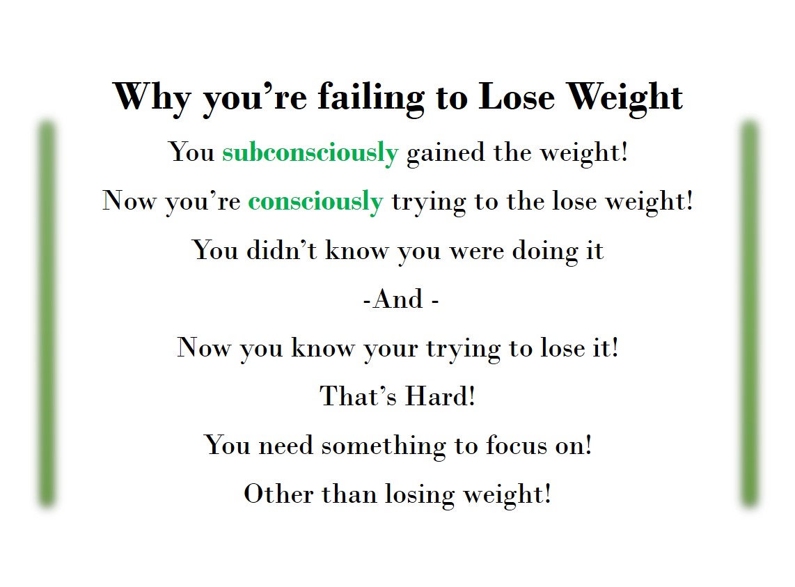 Failing to Lose Weight